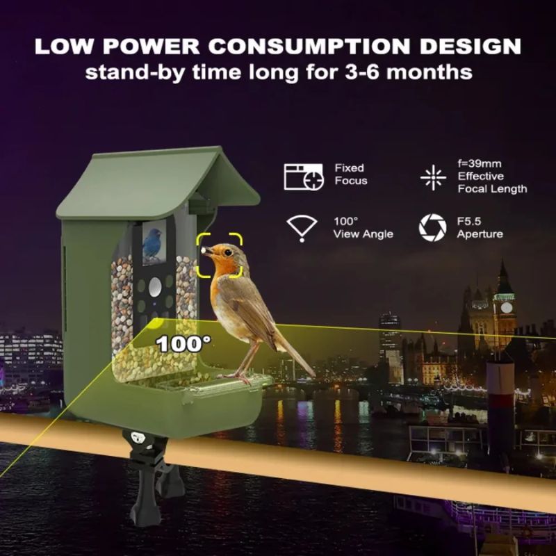 SmartBird™ Automatic Bird Feeder with Motion Detection for Bird Lovers 3