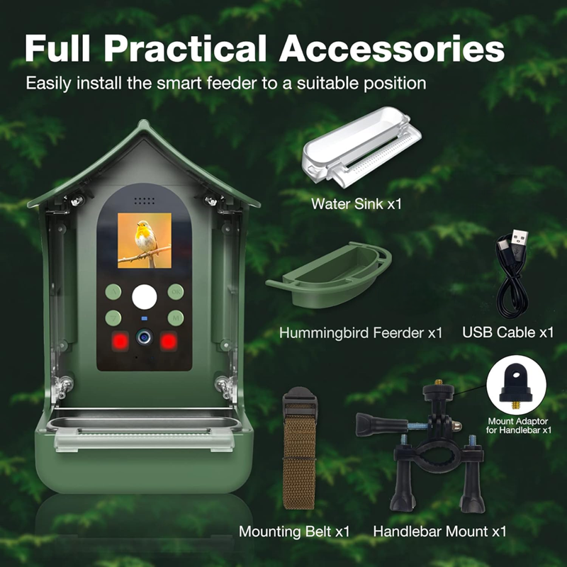 SmartBird™ Automatic Bird Feeder with Motion Detection for Bird Lovers 4