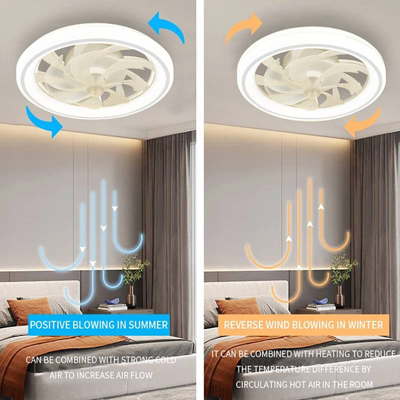 SmartBreeze™ Modern Ceiling Fan with LED Lights for Bedroom Comfort 1