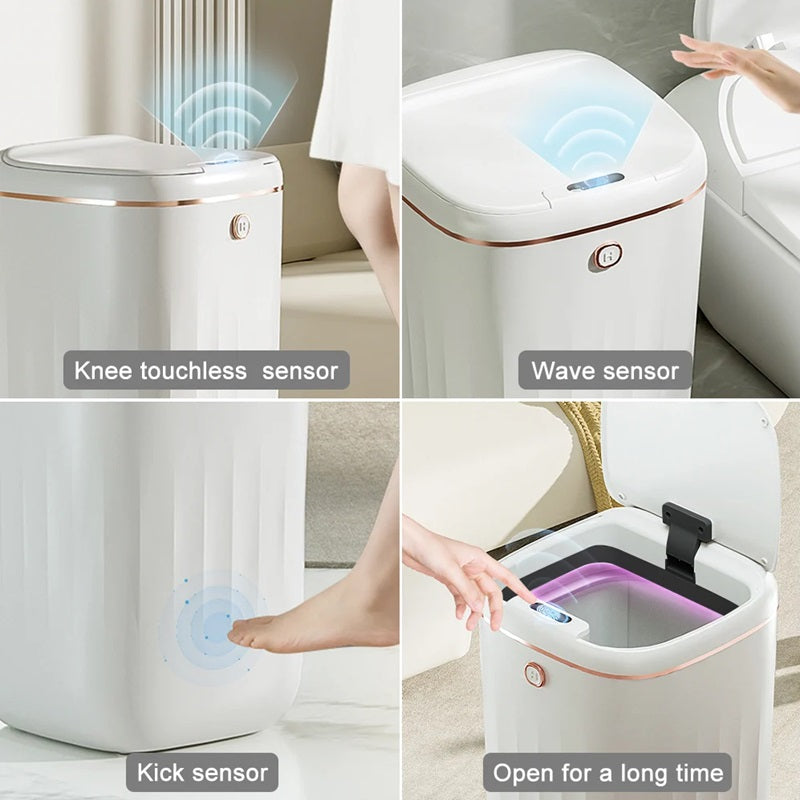 SmartSensor™ Trash Can - Touchless 13 Gallon Kitchen Garbage Can for Modern Homes 2