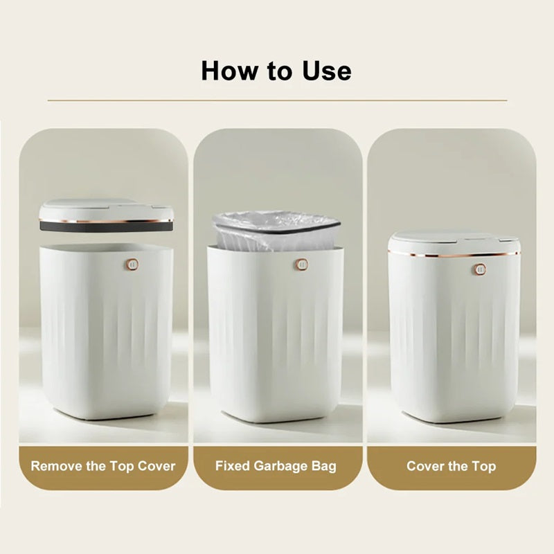 SmartSensor™ Trash Can - Touchless 13 Gallon Kitchen Garbage Can for Modern Homes 7