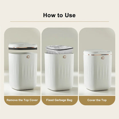 SmartSensor™ Trash Can - Touchless 13 Gallon Kitchen Garbage Can for Modern Homes 7