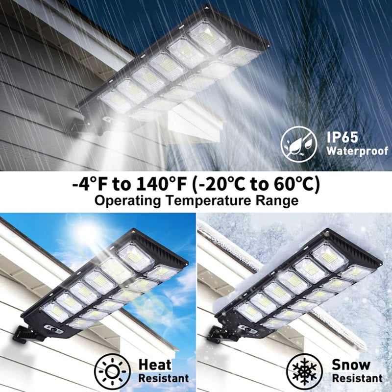 SolarGlow™ 250W LED Solar Street Light for Outdoor Eco-Friendly Illumination 4