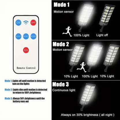 SolarGlow™ 250W LED Solar Street Light for Outdoor Eco-Friendly Illumination 6