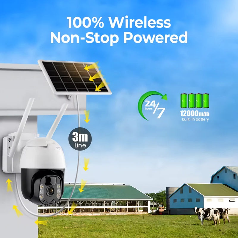 SolarGuard™ 2K Wireless Security Camera for Home Protection and Monitoring 1