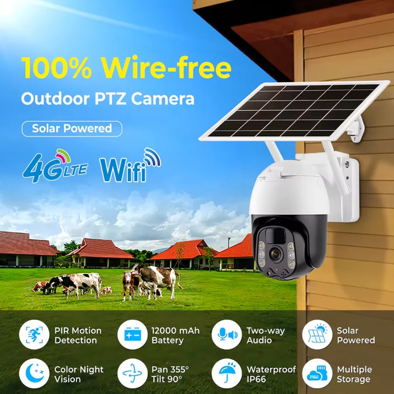 SolarGuard™ 2K Wireless Security Camera for Home Protection and Monitoring 2