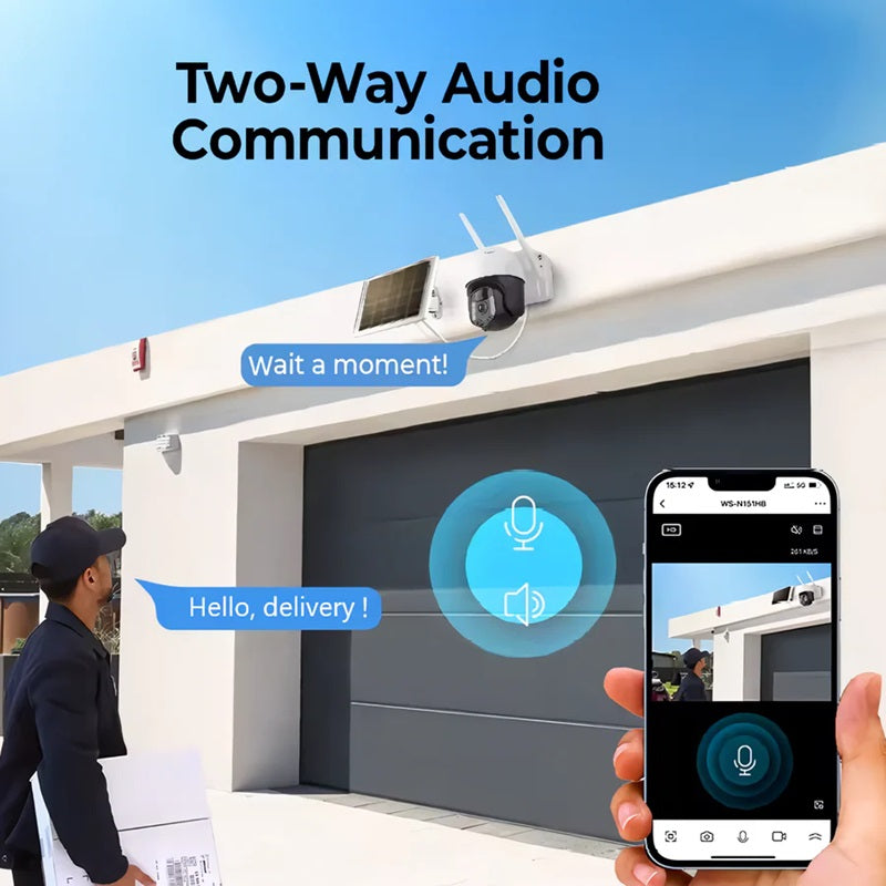 SolarGuard™ 2K Wireless Security Camera for Home Protection and Monitoring 3