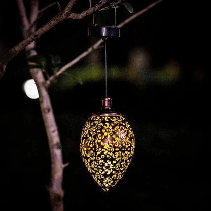 SolaraLux™ Outdoor Solar Lanterns - Elegant Hanging Lights for Garden Ambiance 1