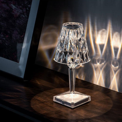 Sparkling Crystal Lamp™ - Elegant Table Lamp for Bedroom and Living Room 0