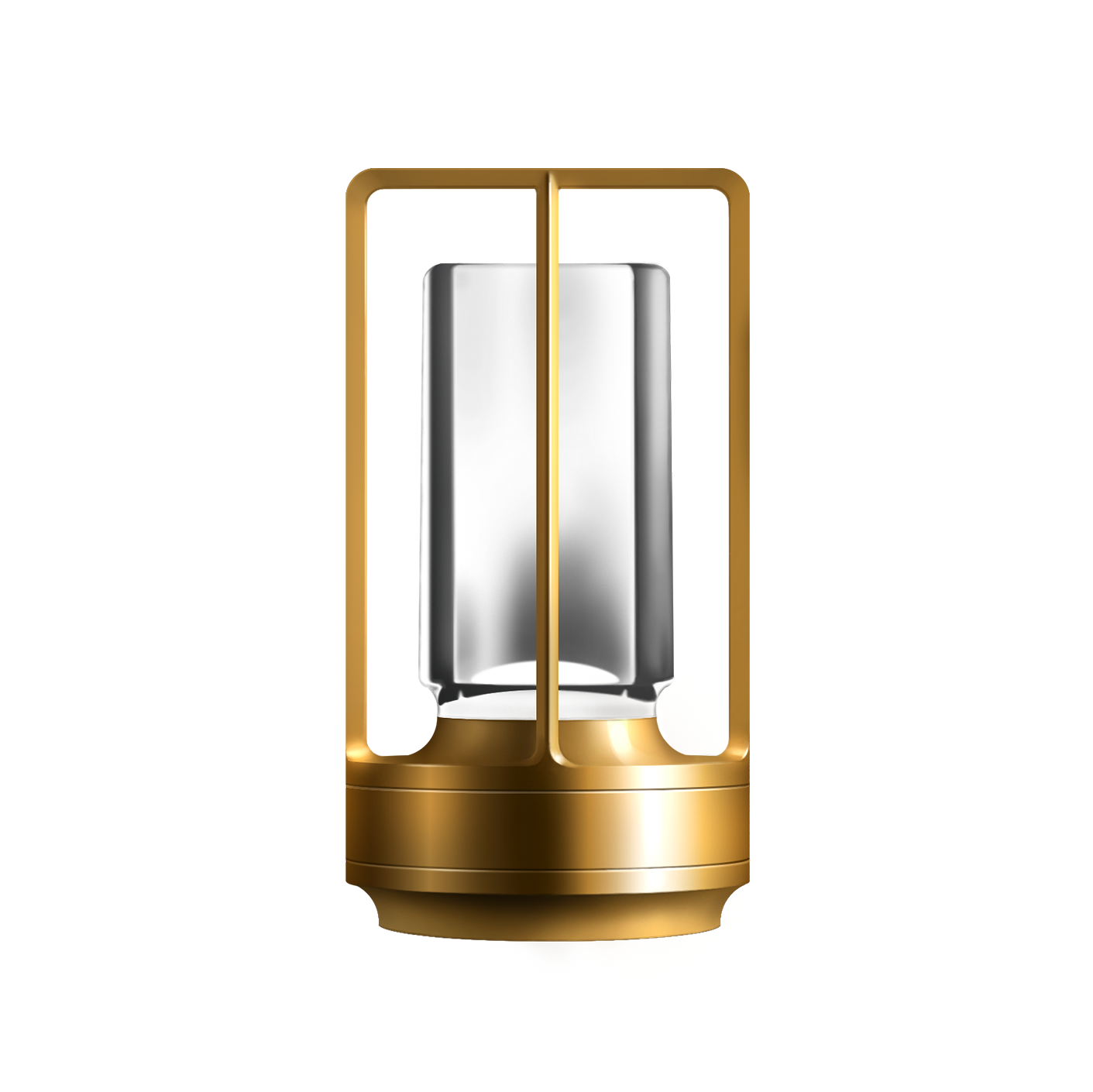 Stylish Portable Metal Table Lamp™ - Cordless Design for Living Room & Outdoor Use 0