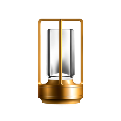 Stylish Portable Metal Table Lamp™ - Cordless Design for Living Room & Outdoor Use 0