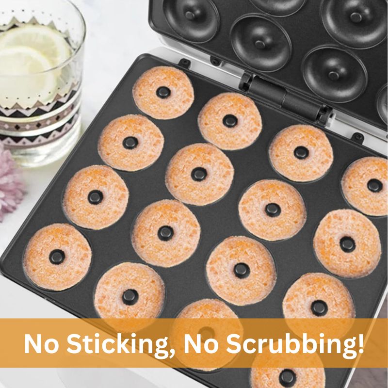 SweetTreats™ Mini Donut Maker – Bake 16 Delicious Mini Donuts in Minutes! 2
