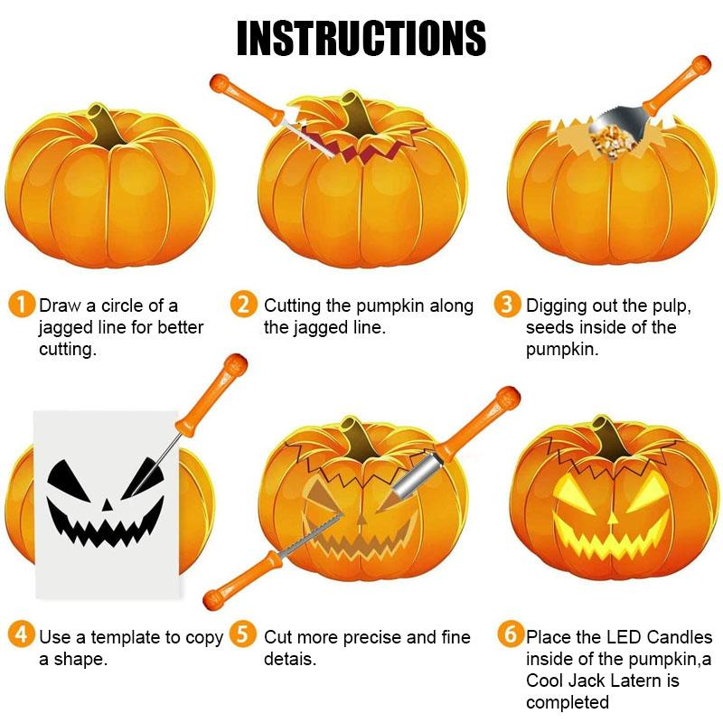 PumpkinMaster™ Carving Tools Set - Ultimate Pumpkin Carving Kit for Halloween Fun
