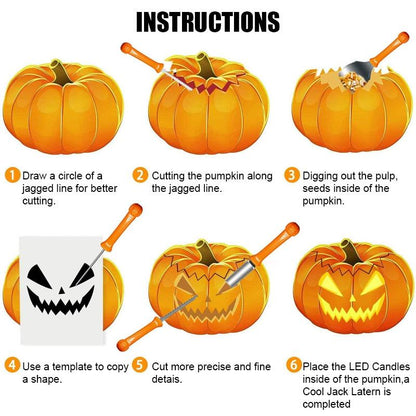 PumpkinMaster™ Carving Tools Set - Ultimate Pumpkin Carving Kit for Halloween Fun