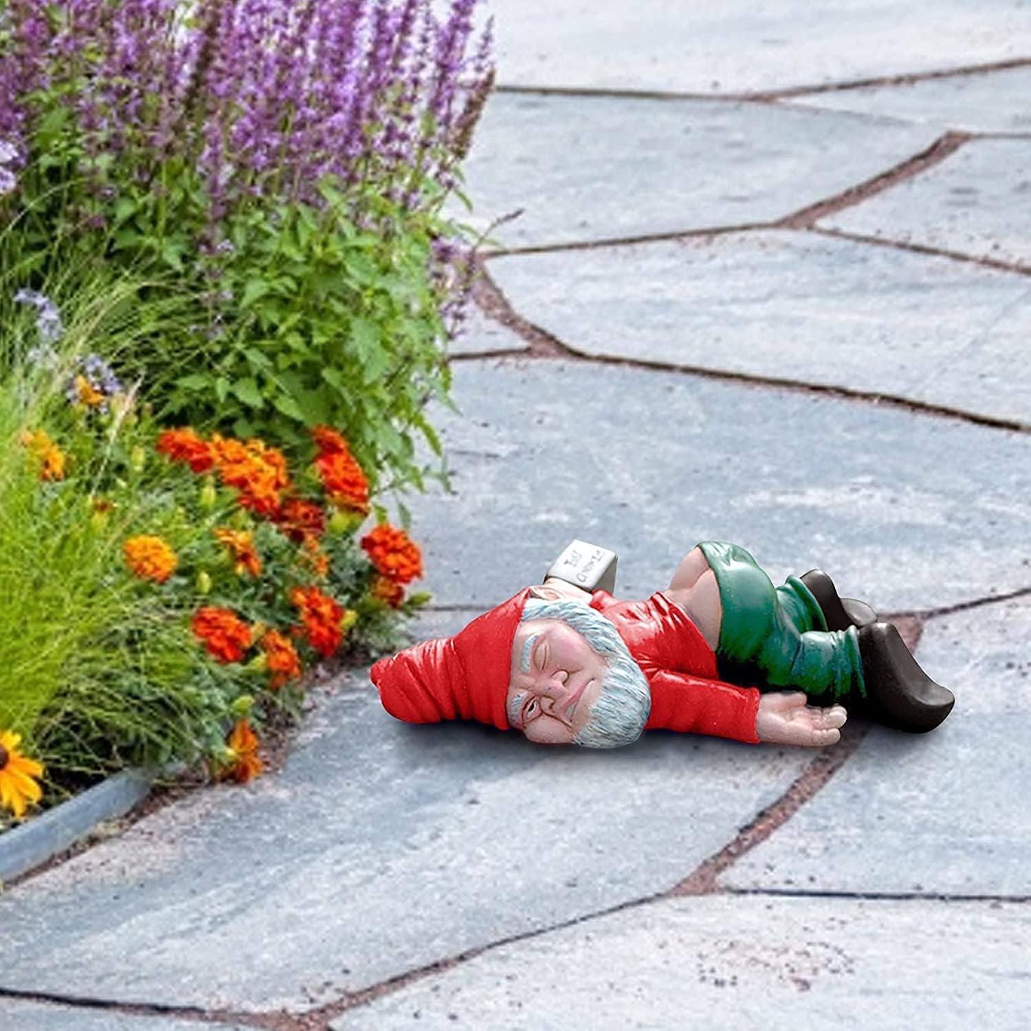 TipsyGnome™ Funny Garden Gnome Statue for Outdoor Decor and Whimsical Charm 7