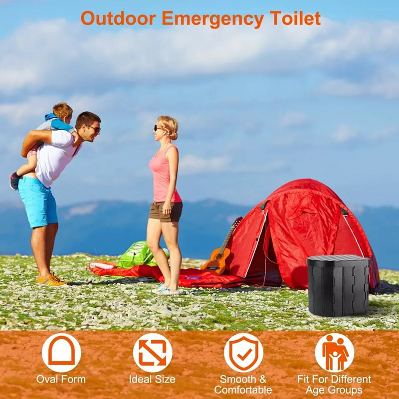 TravelEase™ Portable Toilet – Heavy-Duty Camping Bathroom for Outdoor Adventures 1