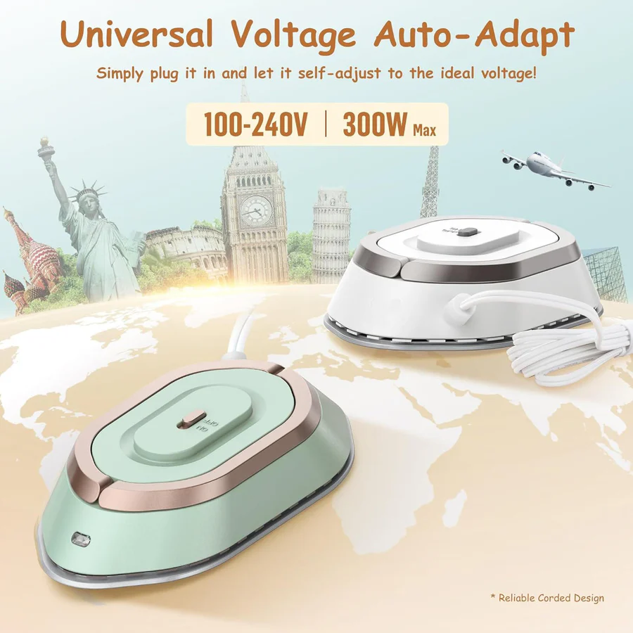 TravelEase™ Portable Travel Iron – Best Mini Steam Iron for Wrinkle-Free Travel 6