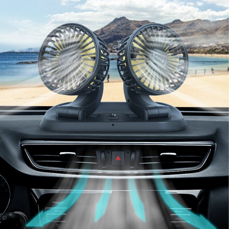 CoolBreeze™ Car Cooling Fan - Perfect Airflow for Every Drive