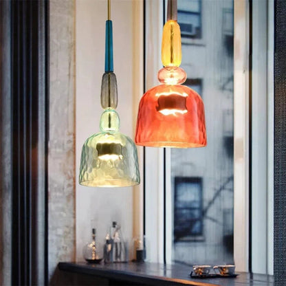 VibrantAura™ Glass Pendant Lighting for Kitchen Island and Modern Spaces 1