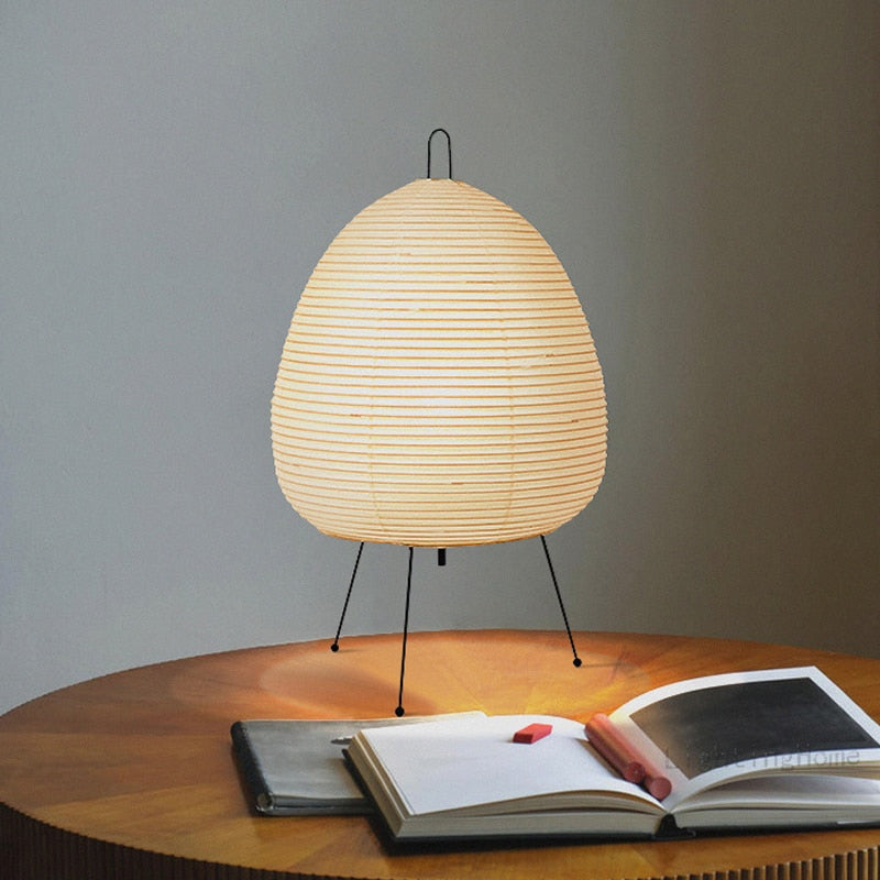 WabiGlow™ Handmade Table Lamp - Serene Japanese Design for Bedroom & Living Room 1