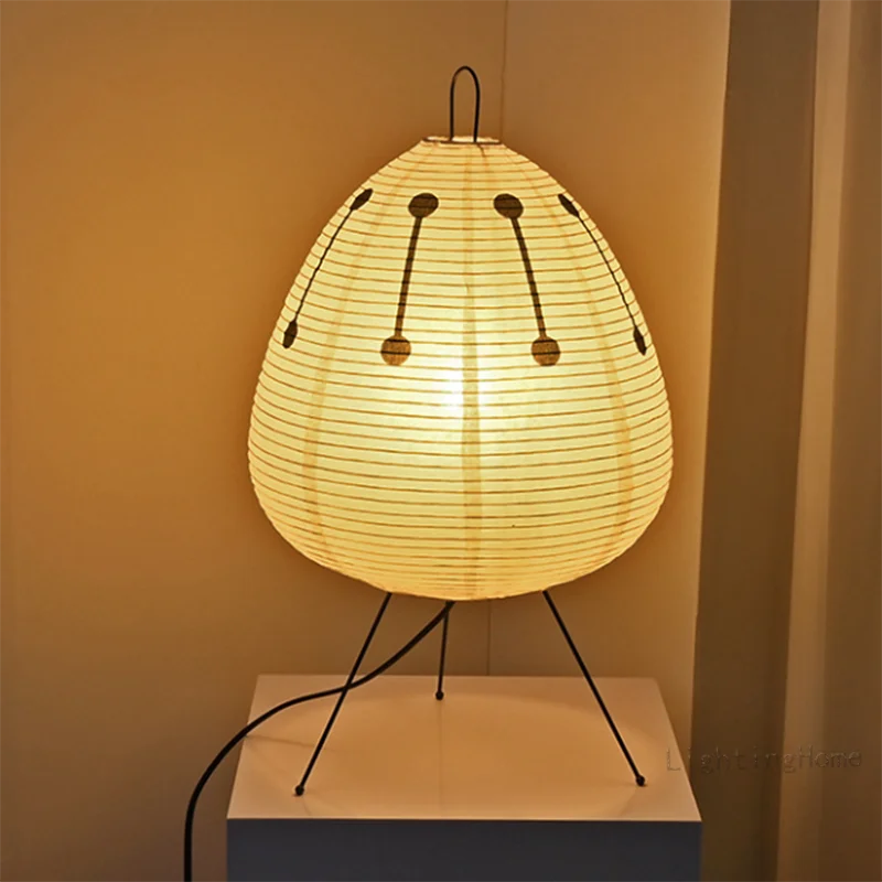 WabiGlow™ Handmade Table Lamp - Serene Japanese Design for Bedroom & Living Room 2
