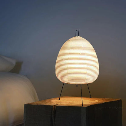 WabiGlow™ Handmade Table Lamp - Serene Japanese Design for Bedroom & Living Room 3