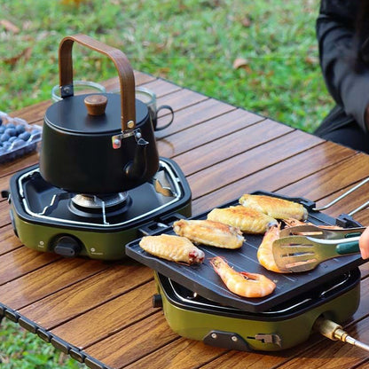MANIKO™ Double Burner Folding Gas Stove