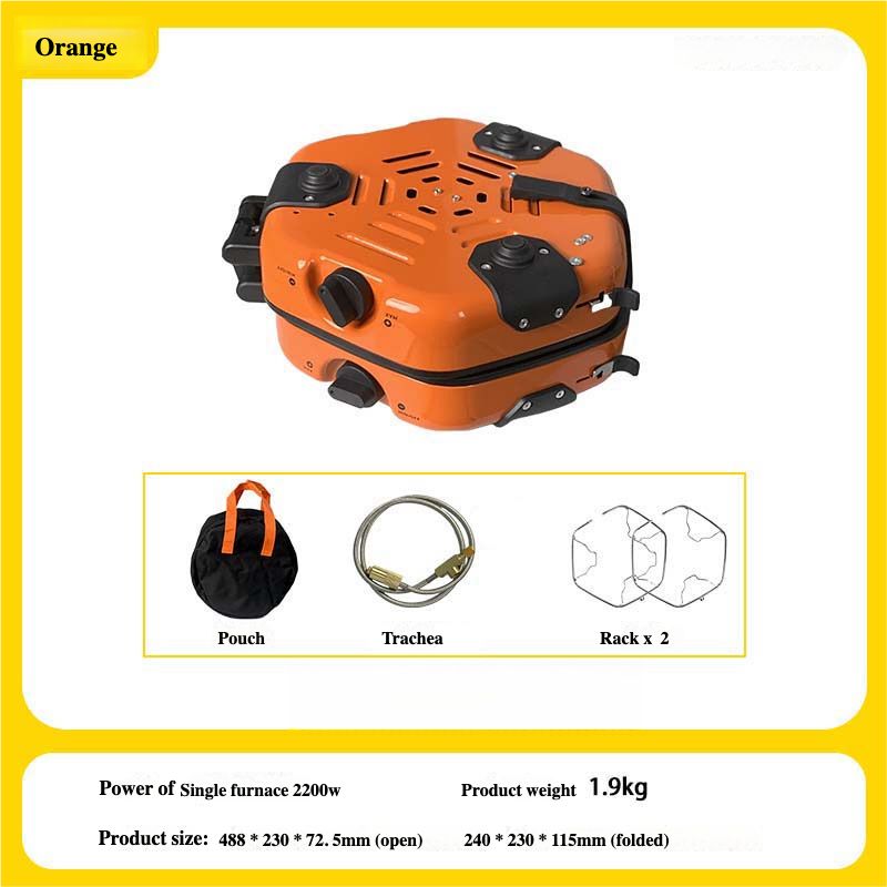 MANIKO™ Double Burner Folding Gas Stove