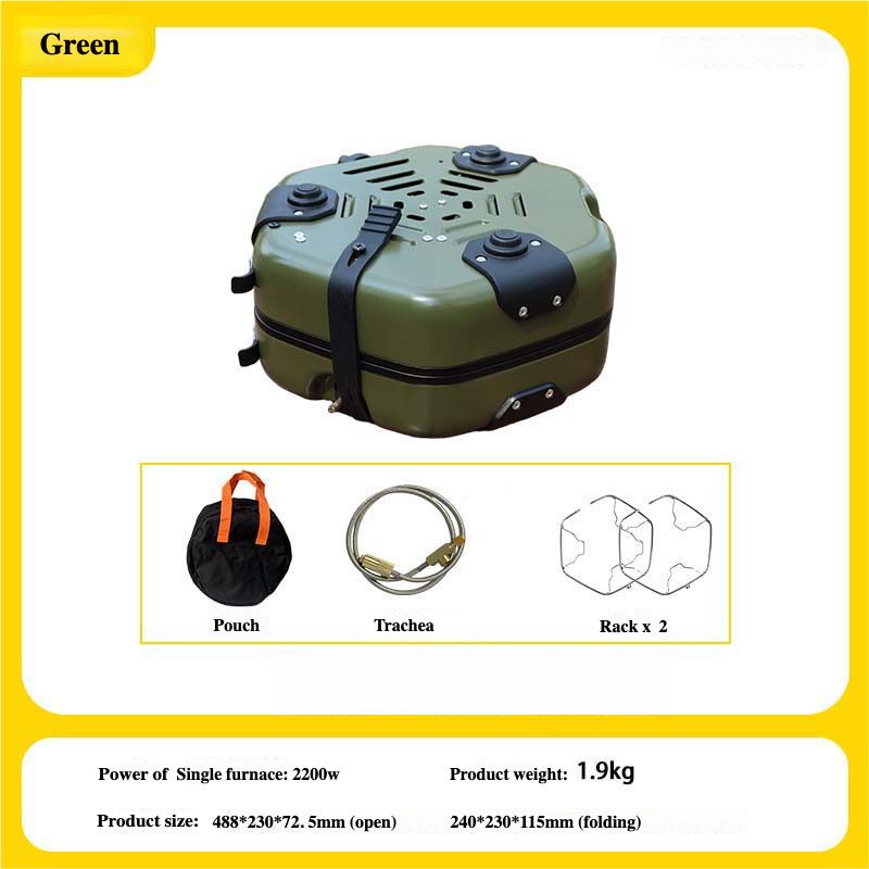 MANIKO™ Double Burner Folding Gas Stove