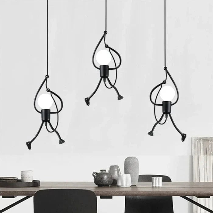 WhimsiGlow™ Pendant Lighting - Playful Iron Design for Kitchen Spaces 1
