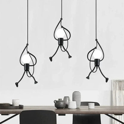 WhimsiGlow™ Pendant Lighting - Playful Iron Design for Kitchen Spaces 1