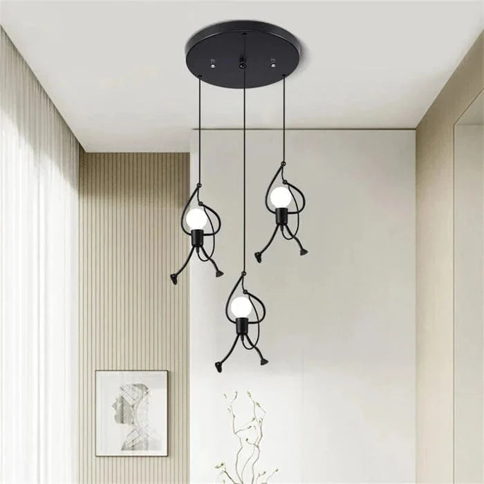 WhimsiGlow™ Pendant Lighting - Playful Iron Design for Kitchen Spaces 3
