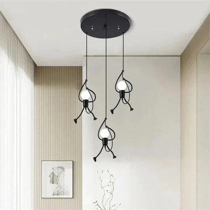 WhimsiGlow™ Pendant Lighting - Playful Iron Design for Kitchen Spaces 3