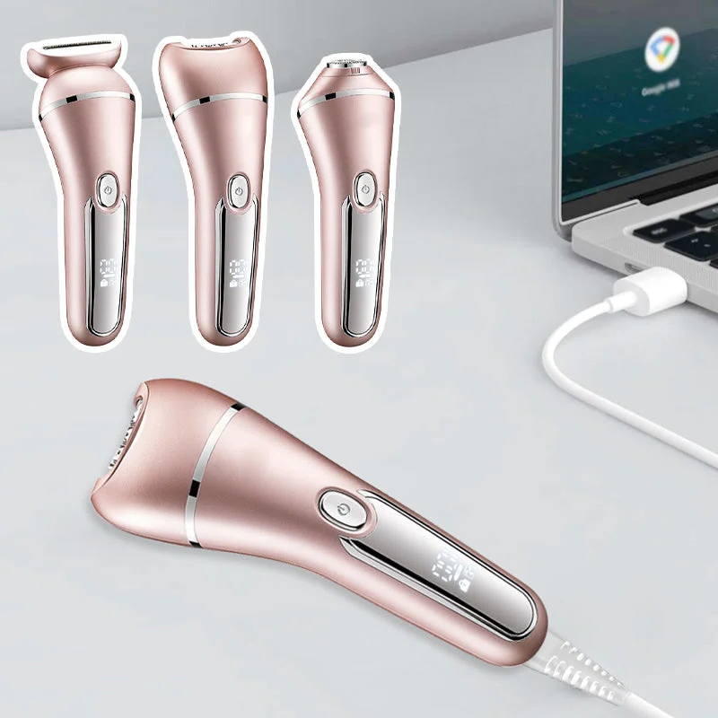 Women's 3-in-1 Waterproof Electric Shaver™ - Effortless Hair Removal for Smooth Skin 4
