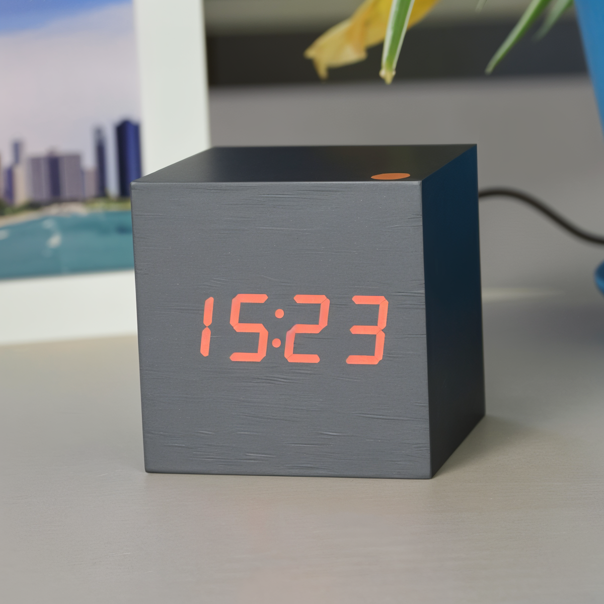 WoodTime™ Elegant Digital LED Alarm Clock for Home Decor and Serenity 8