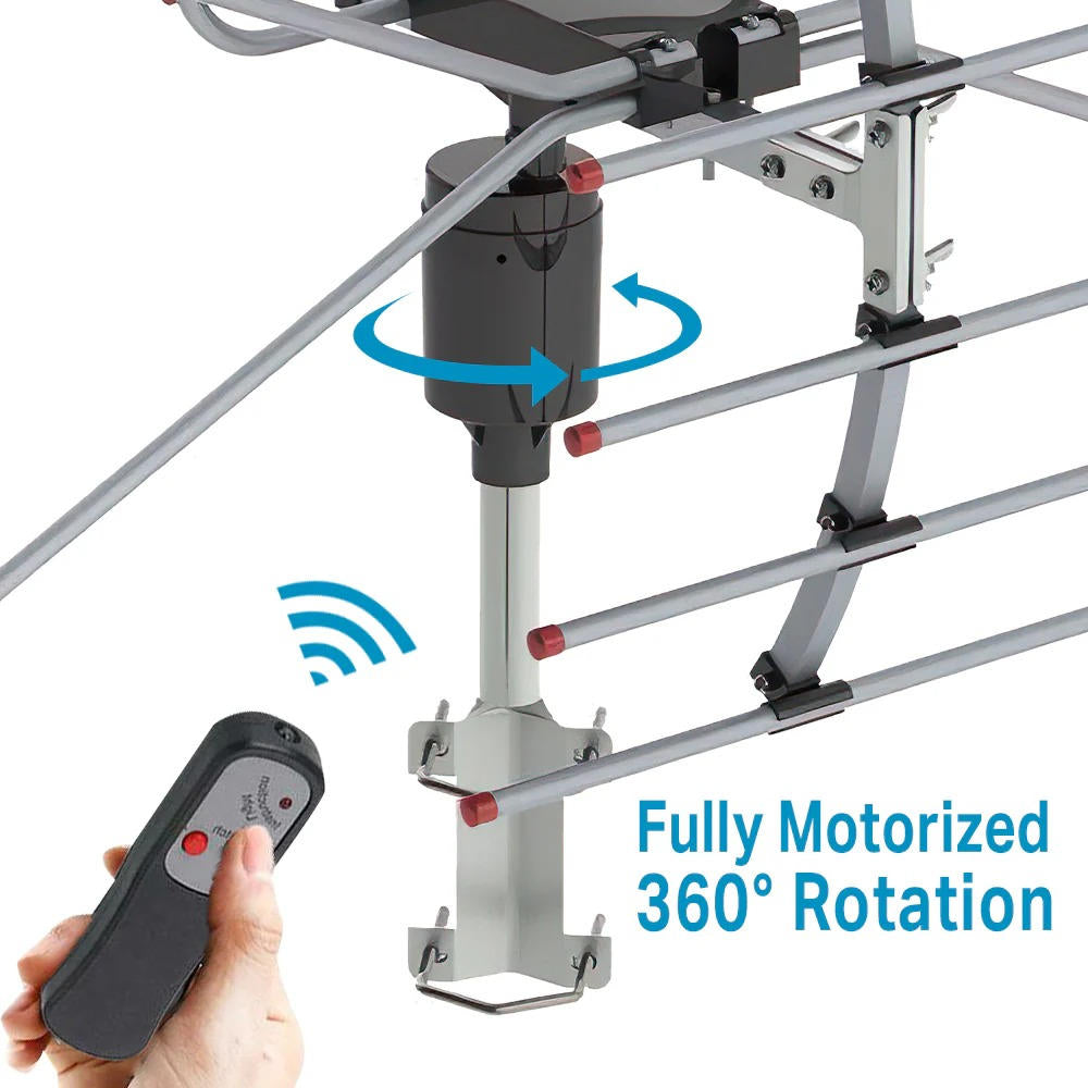 Extra Range 2025™ Digital Outdoor HD TV Antenna for Clear Signal Reception - 6