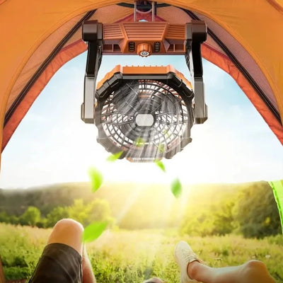 MANIKO™ Solar Rechargeable LED Outdoor Camping Fan
