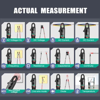 PowerTech™ Clamp Meter for Accurate AC/DC Electrical Testing - Ideal for Professionals - 9