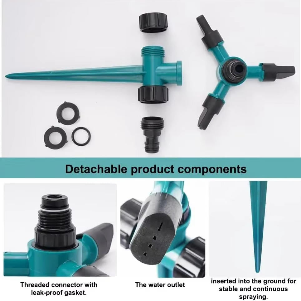 GardenSprinkle™ 5-Piece Sprinkler System for Lush Lawns and Gardens - 7