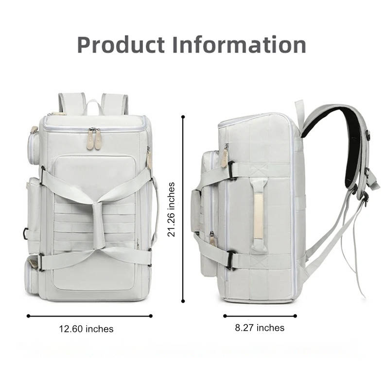 TravelMate™ Large Capacity Laptop Backpack for Organized Travel and Daily Use 7
