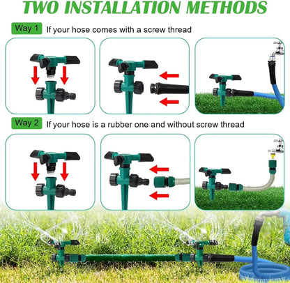 GardenSprinkle™ 5-Piece Sprinkler System for Lush Lawns and Gardens - 6