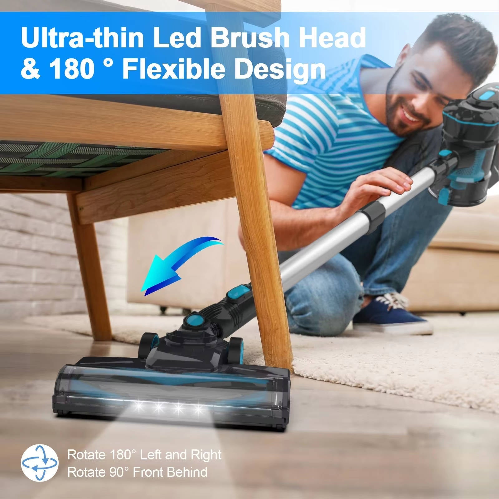 CleanSweep™ Cordless Vacuum Cleaner – Best Cordless Vacuum for Effortless Home Cleaning 5