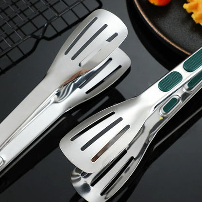 ChefMaster™ Stainless Steel Kitchen Tongs for Cooking, Serving, and Salad Prep 7