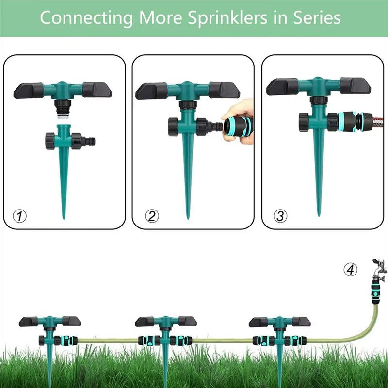 GardenSprinkle™ 5-Piece Sprinkler System for Lush Lawns and Gardens - 5