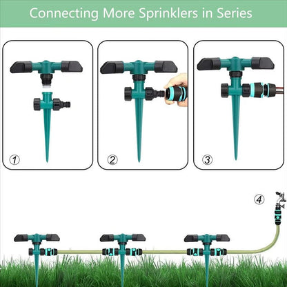 GardenSprinkle™ 5-Piece Sprinkler System for Lush Lawns and Gardens - 5