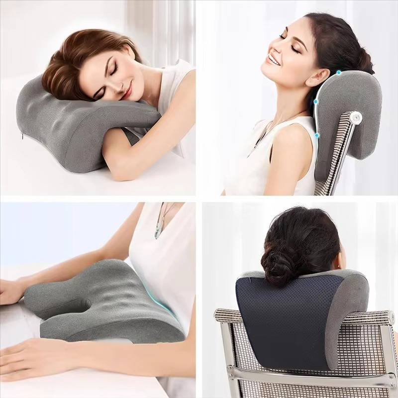 ComfortEase™ Headrest Pillow for Neck Support - Ideal for Office and Home Use 4
