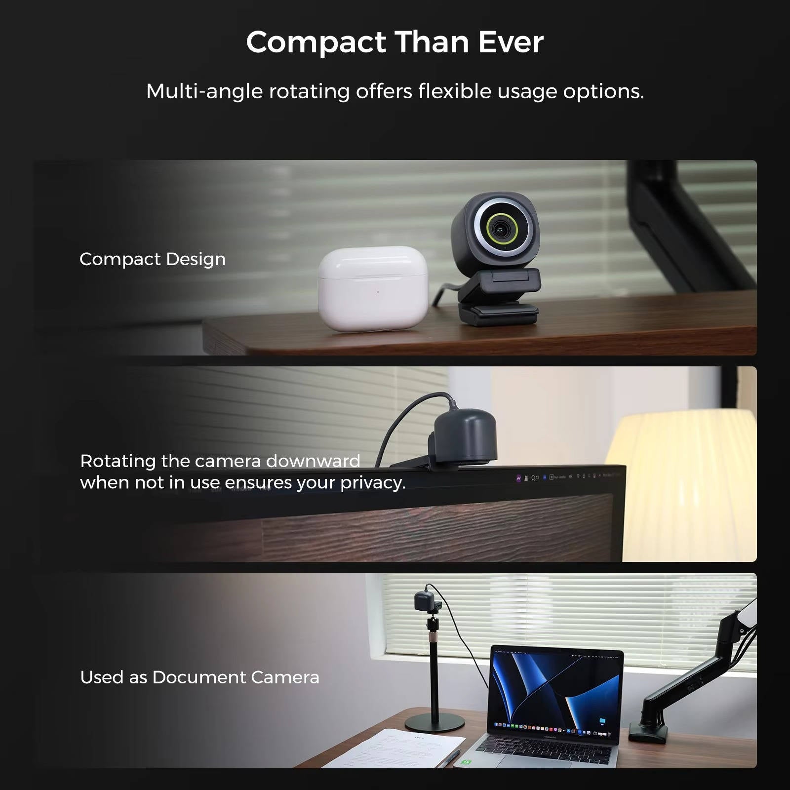ClearView™ 4K Webcam - Professional Quality Video for Streamers and Online Meetings 4