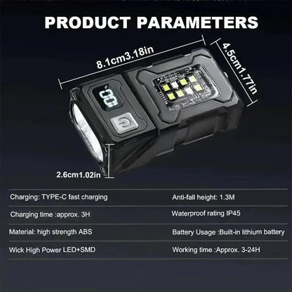 BrightBeam™ Rechargeable Flashlight - Compact & Powerful for Outdoor Enthusiasts 9