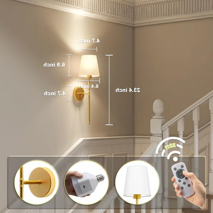 LuxeGlow™ Wireless Wall Sconce - Elegant Wall Lights for Effortless Home Decor - 7