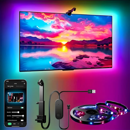 GlowBright™ LED Strip Lights - Dynamic Backlight for TVs 55-75 Inches 1